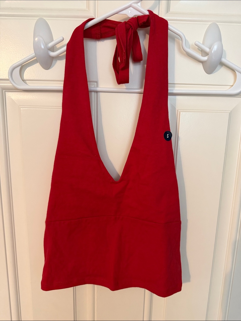 Hollister Red Halter Tank Top